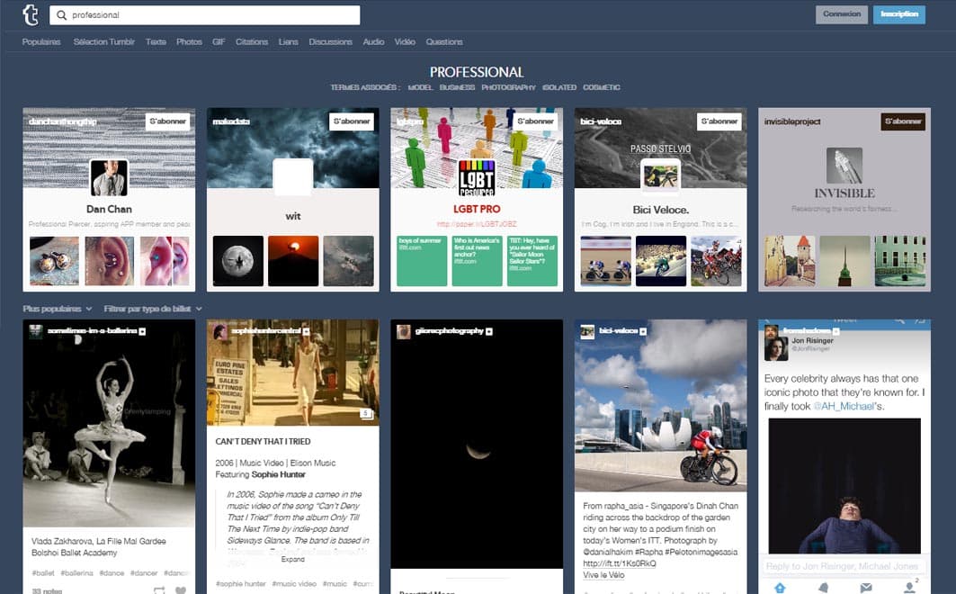 Peut-on utiliser Tumblr à des fins professionnelles ?