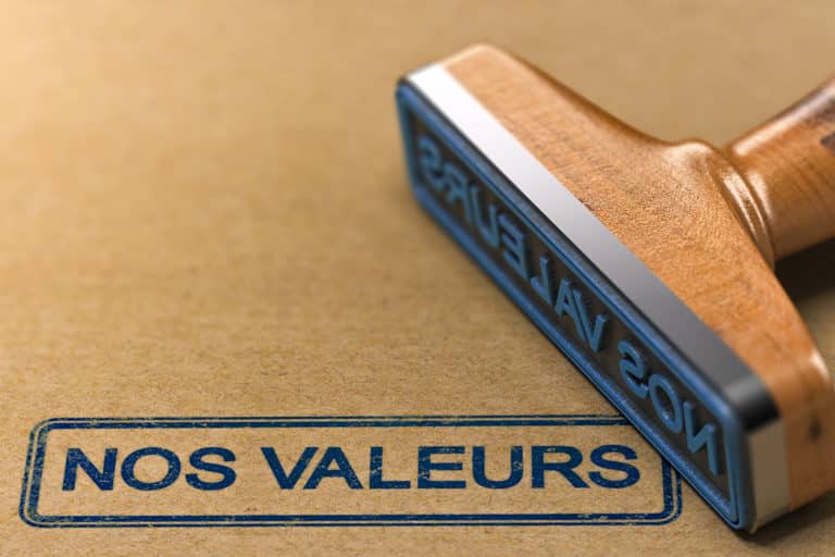Ne pas oublier ses valeurs !