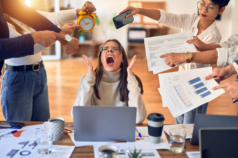 Des salariés en burn-out à la reprise du travail en entreprise