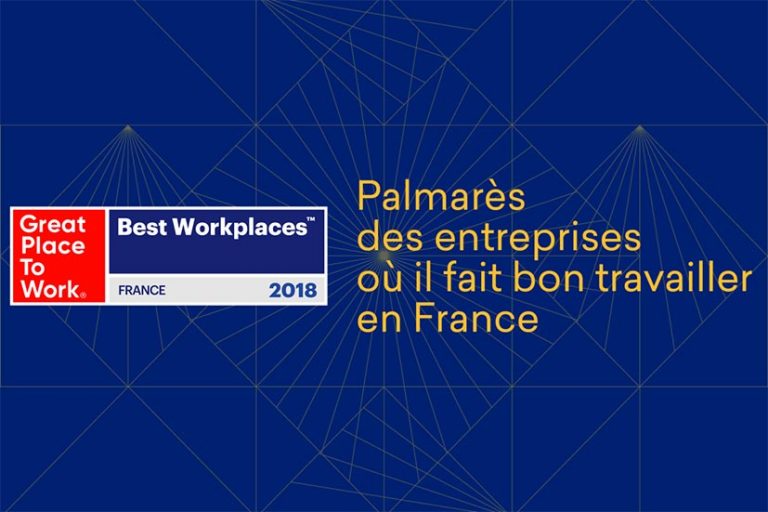 Great Place to Work 2018 : le palmarès des entreprises où il fait bon travailler