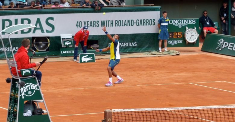 Les Tournois de Roland Garros et le regarder au travail ?