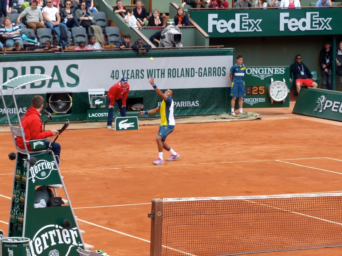 Les Tournois de Roland Garros et le regarder au travail ?