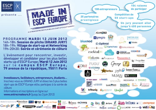 Le concours Made in ESCP Europe