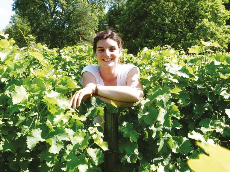 Pauline Chatin, porteuse du projet Vigne de Cocagne