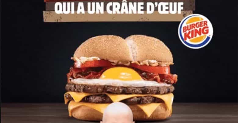 Burger King lance un burger gratuit pour les chauves