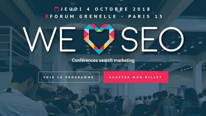 Quand soumettre.fr devient le sponsor de We Love Seo 2018