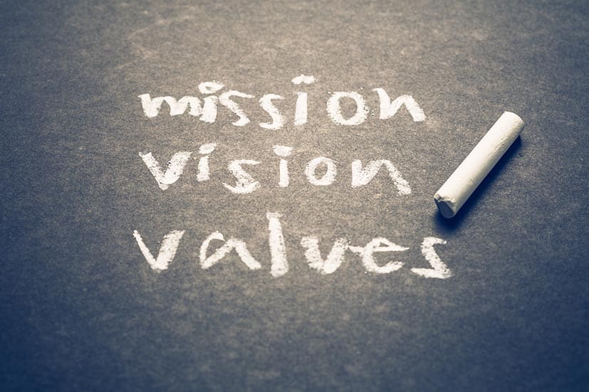 Partagez votre vision et vos valeurs