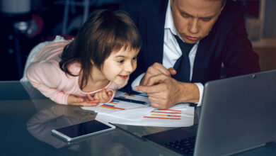 entrepreneuriat à un enfant 