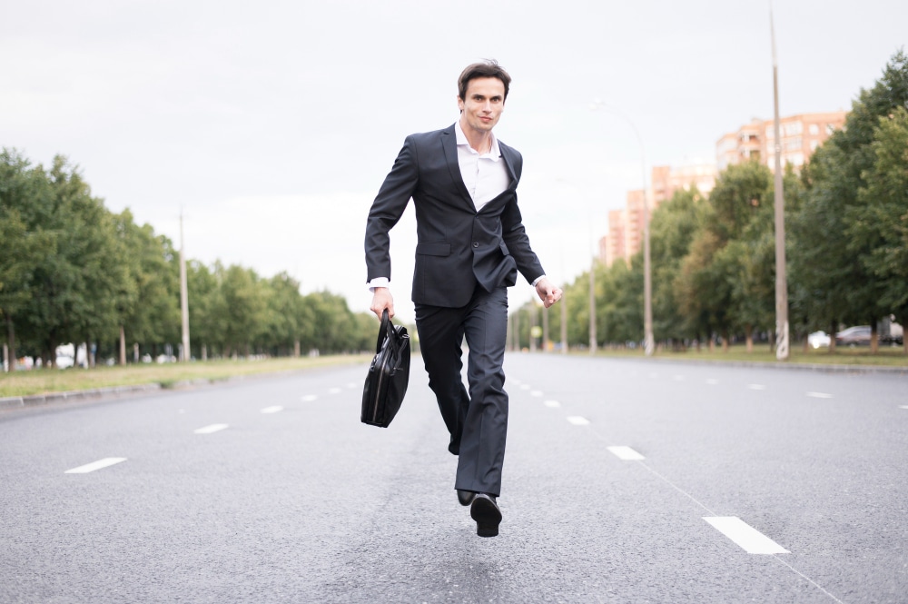 Le sprint de l'entrepreneur entre les jours fériés
