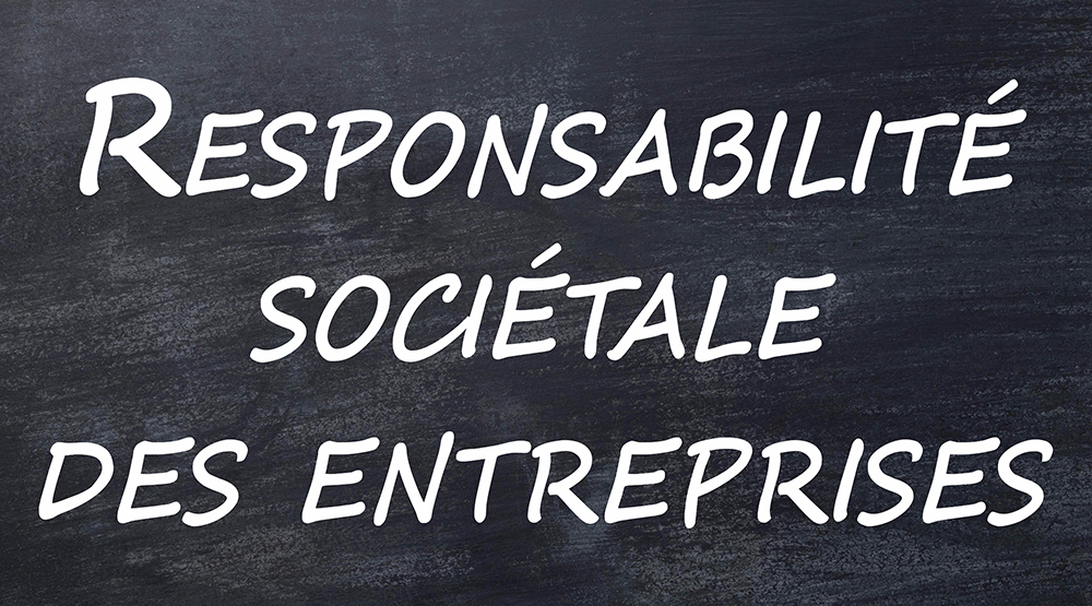 Responsabilité Sociétale des Entreprises Responsabilité Sociétale des Entreprises