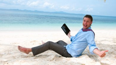 A quoi reconnaît-on un entrepreneur en vacances ?