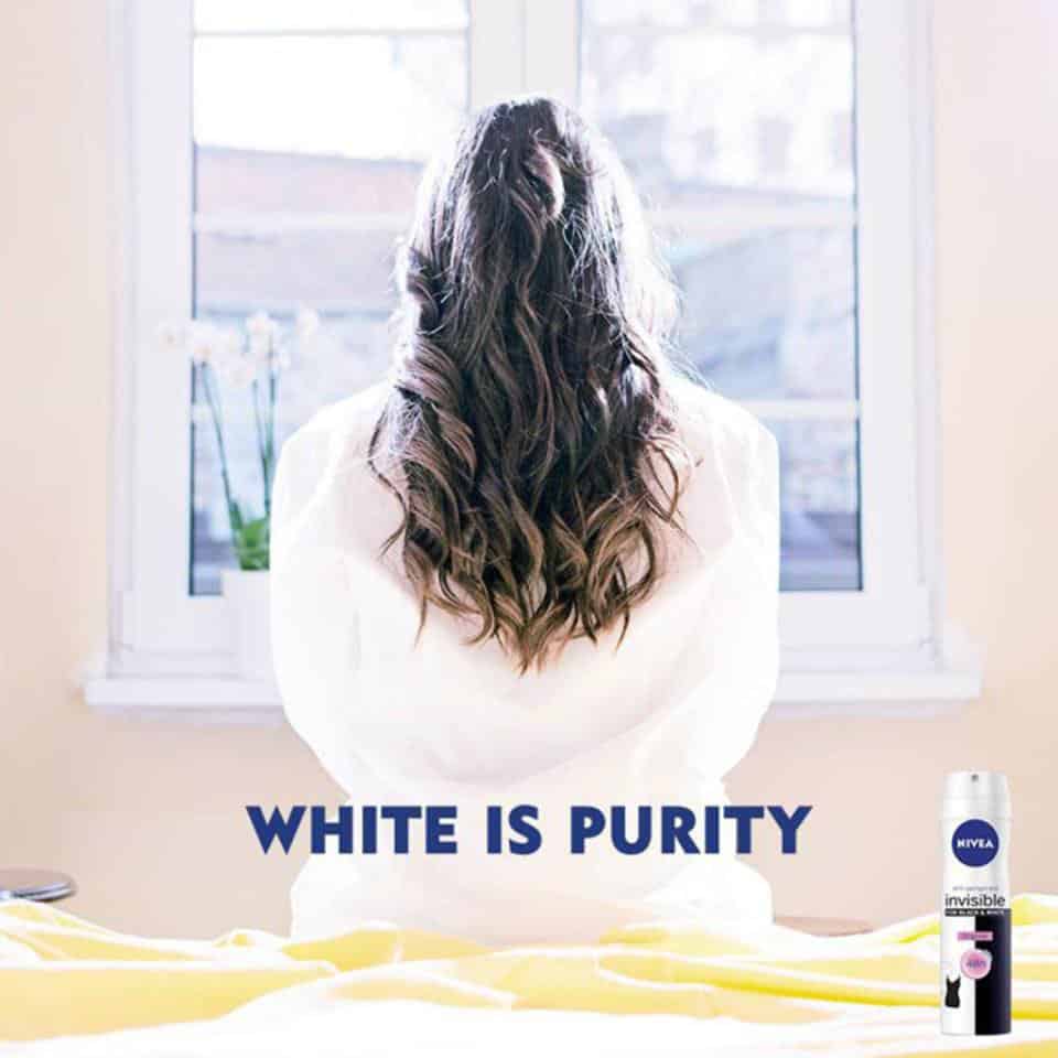 Un slogan tendancieux pour la marque Nivea !