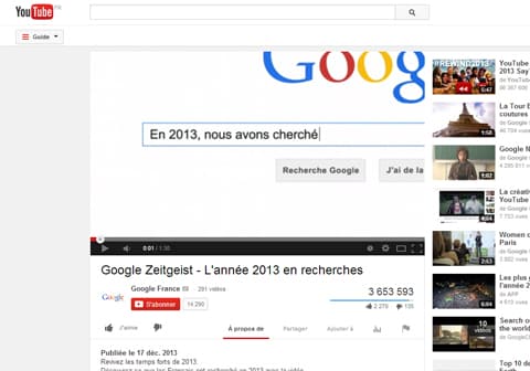 YouTube et Google : revivez les temps forts de 2013 en vidéo