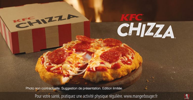 Simple publicité mensongère ou bad buzz ? Tout y est dans la « Chizza » de KFC !