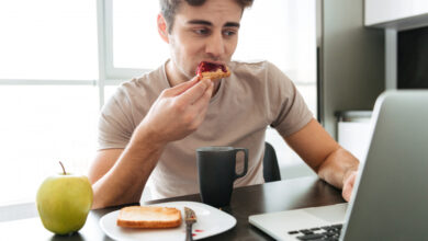 pas de pause déjeuner