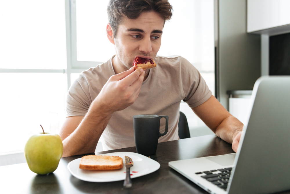 pas de pause déjeuner