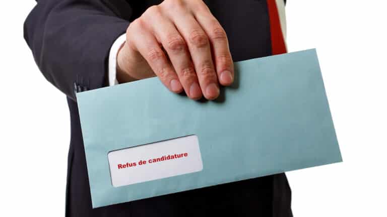 Lettre ou e-mail type de refus de candidature