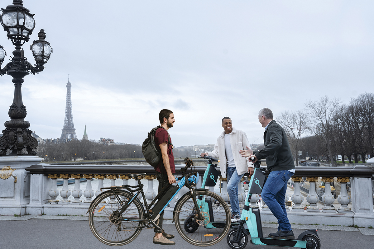 vélos et trottinettes électriques